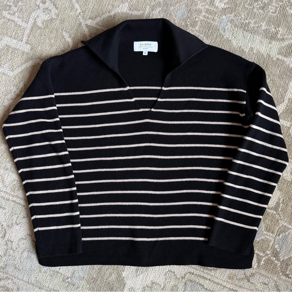 NWOT - La Ligne Sailor Striped Cotton Sweater - Picture 1 of 9